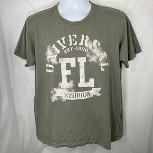 Official Universal Studios Orlando Florida Adult Size Large Green Graphic Tshirt